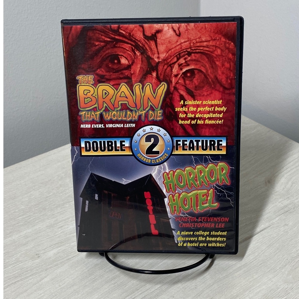 The Brain That Wouldn't Die Horror Hotel DVD Double Feature Christopher Lee 1960